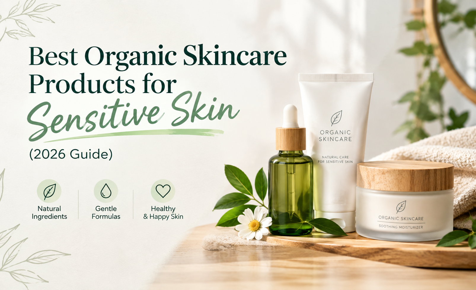 Best Organic Skincare Products for Sensitive Skin (2026 Guide)