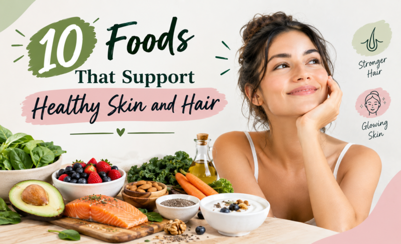 10 Foods That Support Healthy Skin and Hair