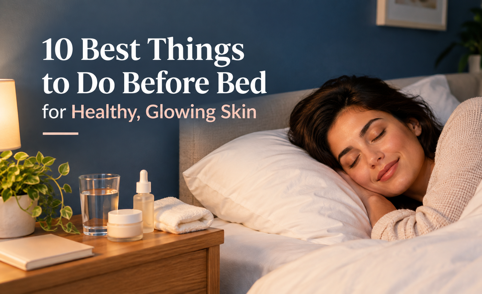 10 Best Things to Do Before Bed for Healthy, Glowing Skin