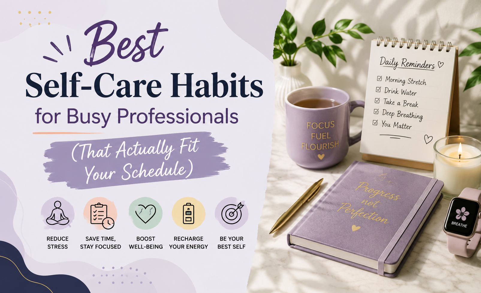 Best Self-Care Habits for Busy Professionals (That Actually Fit Your Schedule)