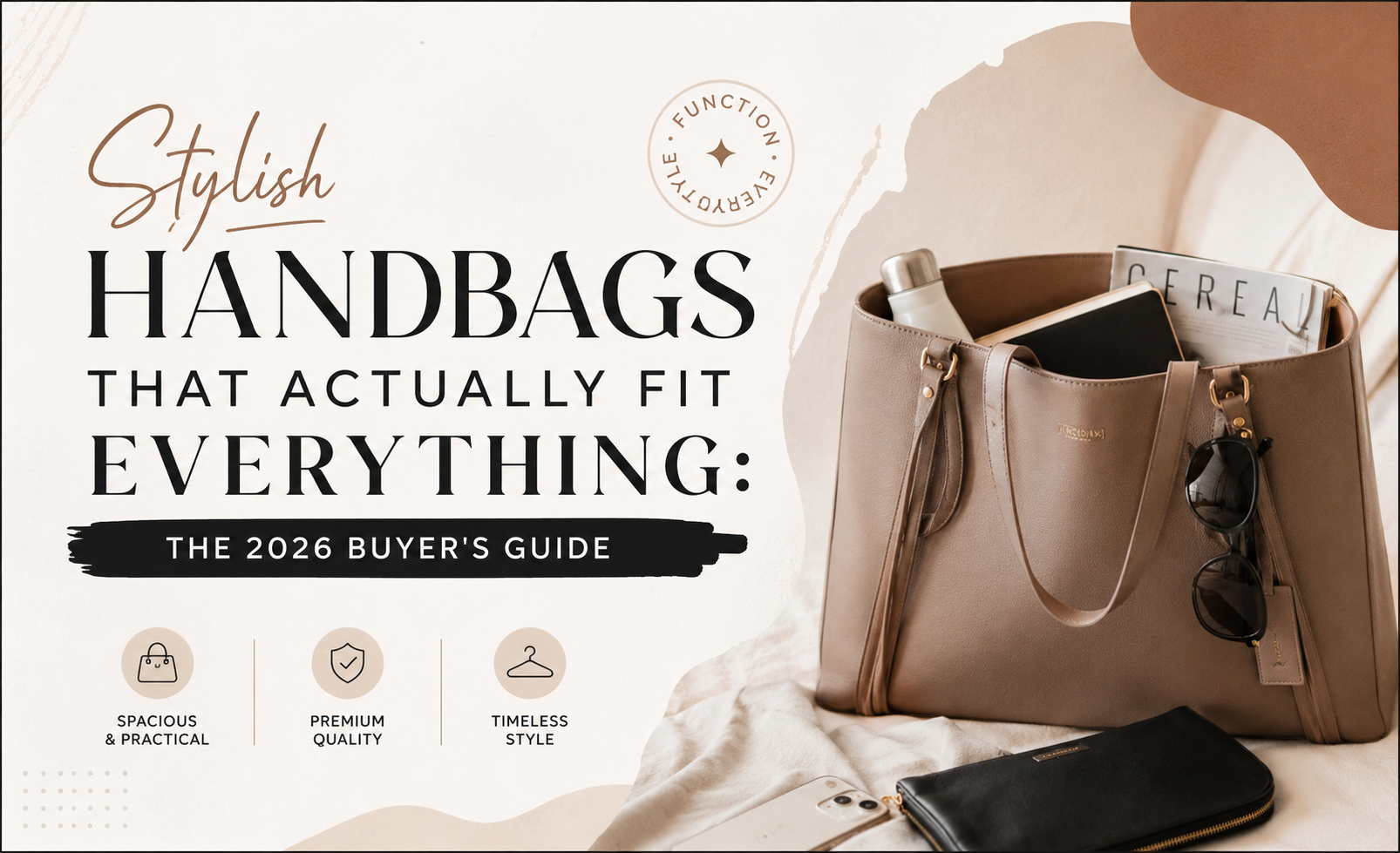Stylish Handbags That Actually Fit Everything