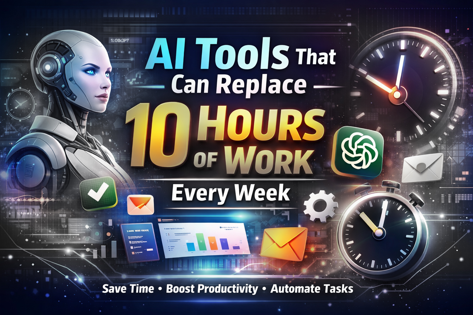 AI Tools That Can Replace 10 Hours of Work Every Week