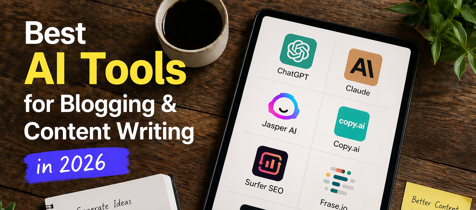 Best AI Tools for Blogging and Content Writing in 2026