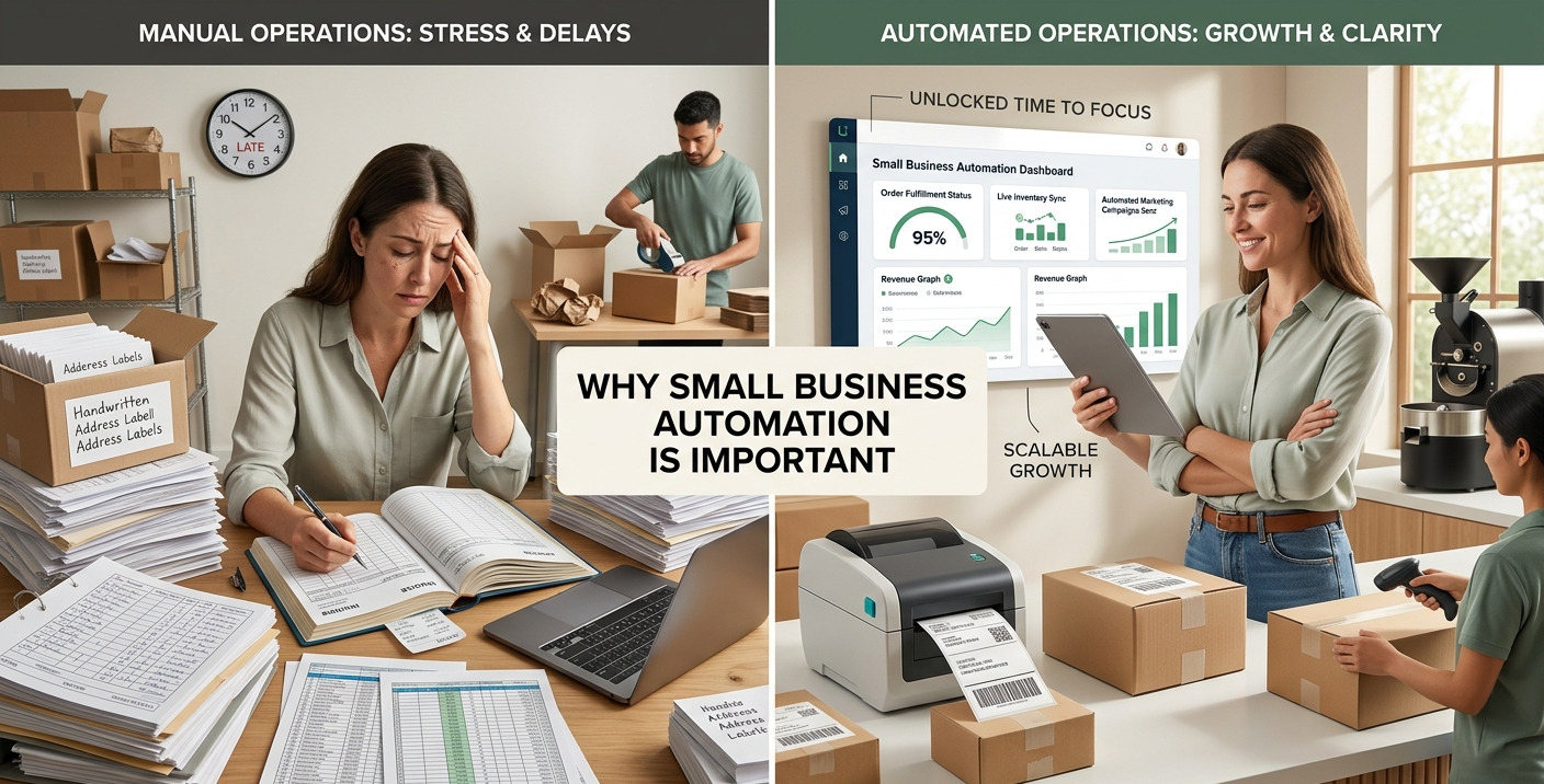 why automation is important in small business