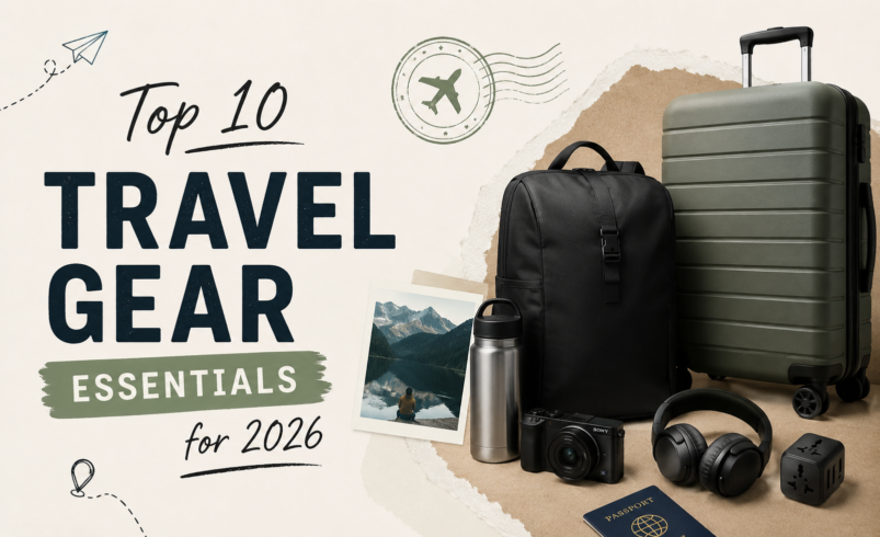 Top 10 Travel Gear Essentials for 2026